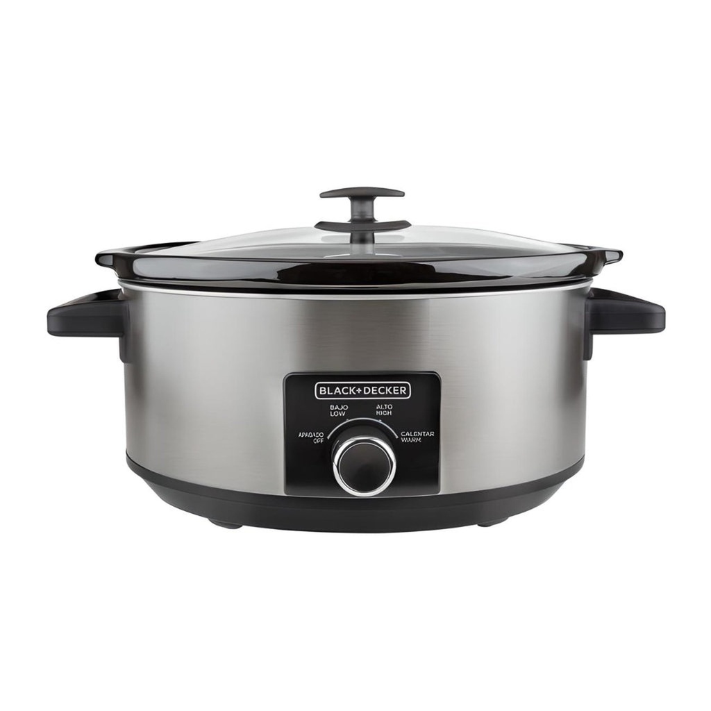 [BD00092] Black + Decker Olla Coccion Lenta 6.7L SC2007S Inox