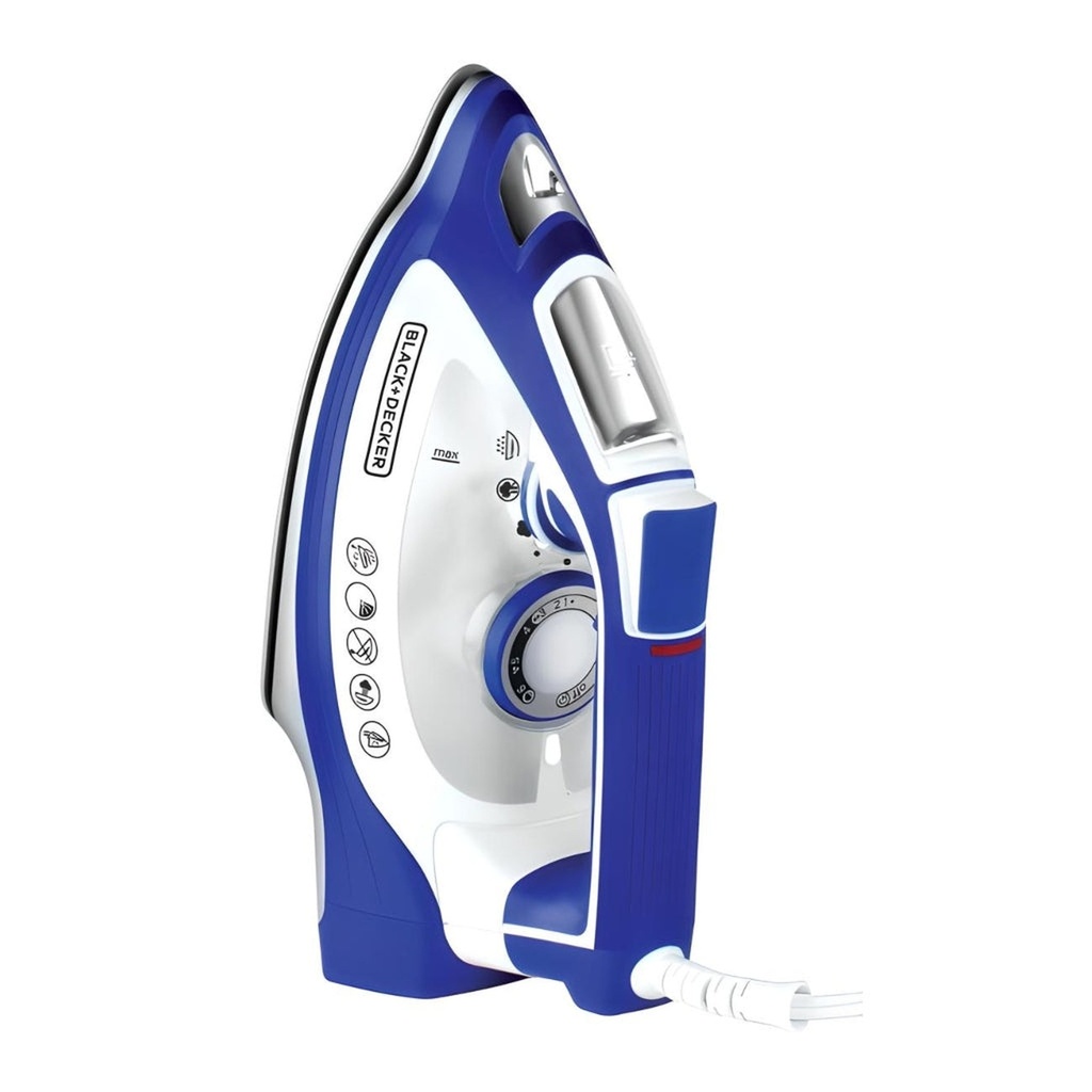 [BD00122] Black + Decker Plancha de Vapor Suela Cerámica IR3001 Resistente