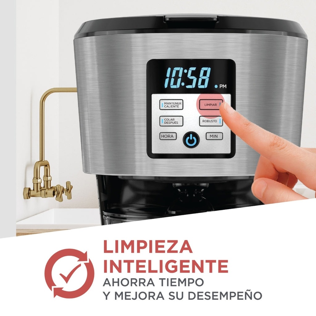 [BD00309] Black + Decker Cafetera Digital Inox 12 Tazas CM1331S-LA