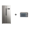 Frigidaire Refrigerador Side By Side de 16 Cu. Ft. Acero FRS16F7N5ES