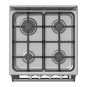 Midea cocina a gas 20 pulgadas 4 quemadores hierro fundido MGS20F0BKAGG-CA